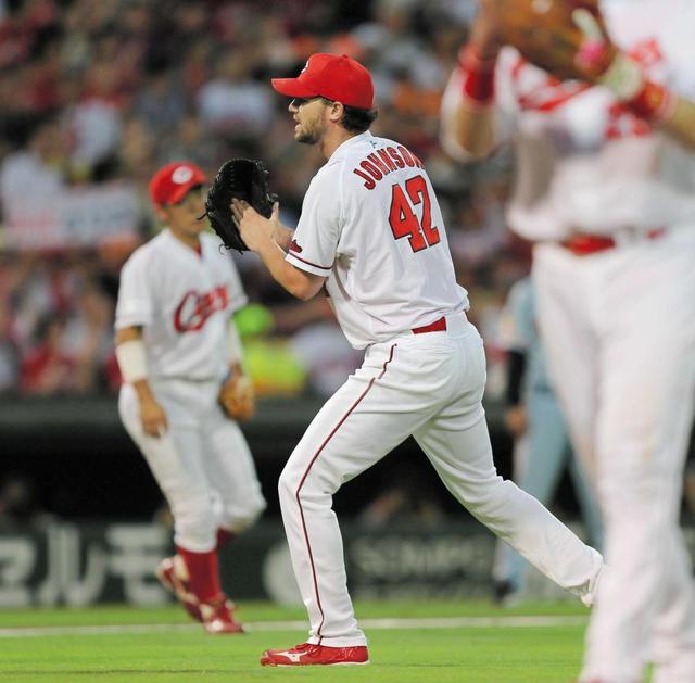 広島が完封リレー!ジョンソン8回0封