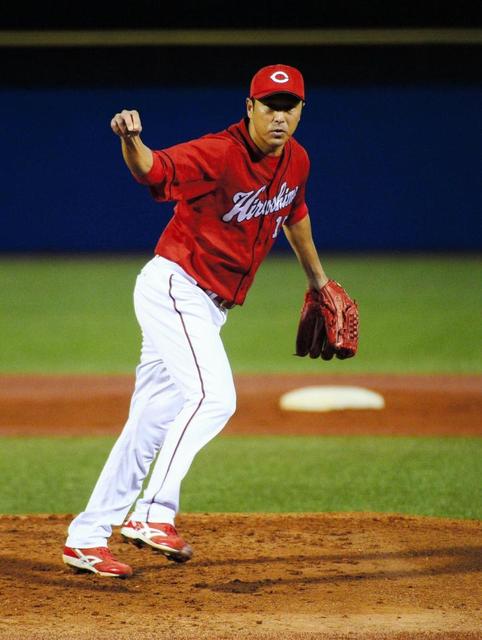 黒田７回無失点も援護なし 打球に右手も