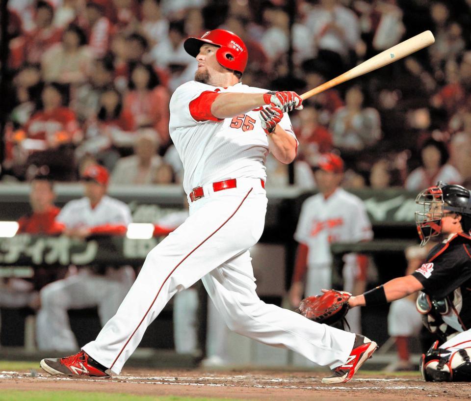 　来季の広島残留が決まったエルドレッド