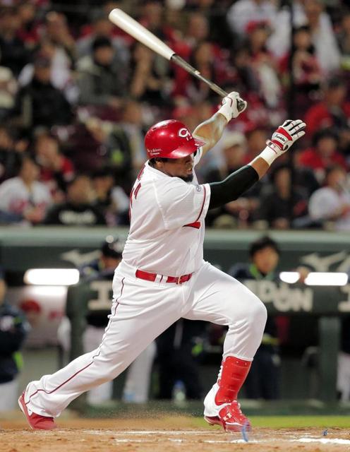 広島・ルナが４試合ぶり打点