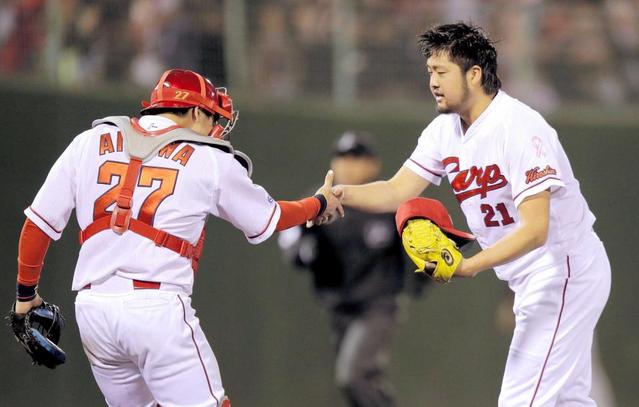 中崎５Ｓ 寒さに負けず“半袖”奮投