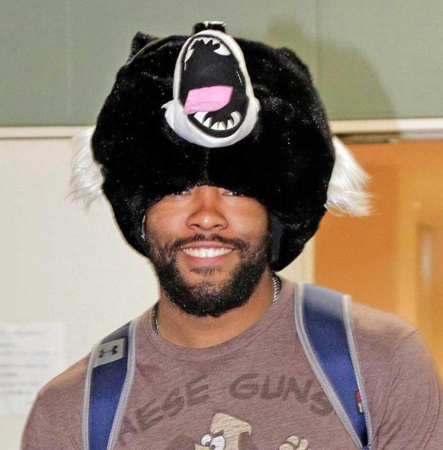 ジャクソンかぶり物にハマってます