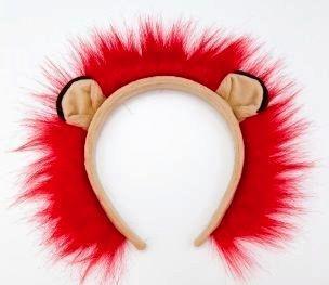 「赤いシリーズ第１弾」として、来場者全員にプレゼントされる赤いライオンのたてがみをイメージしたカチューシャ