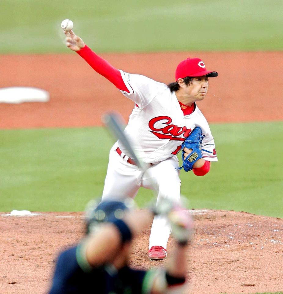 　６勝をマークして広島投手陣を牽引する野村