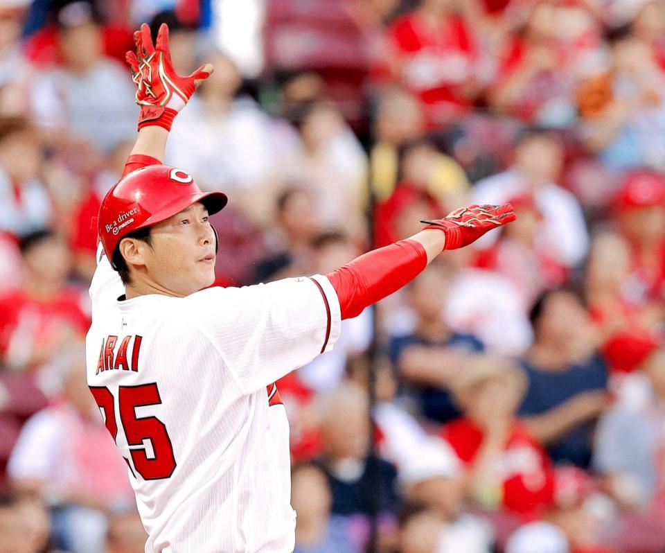 　優勝へ向け、後半戦を一戦必勝の思いで戦う新井