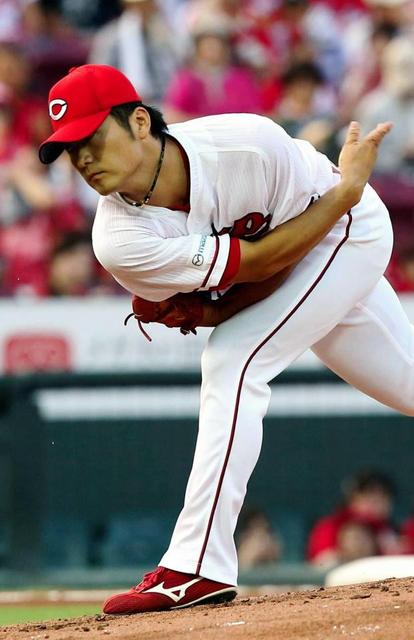 広島・岡田が３勝目　自己最長タイの８回を５安打３失点