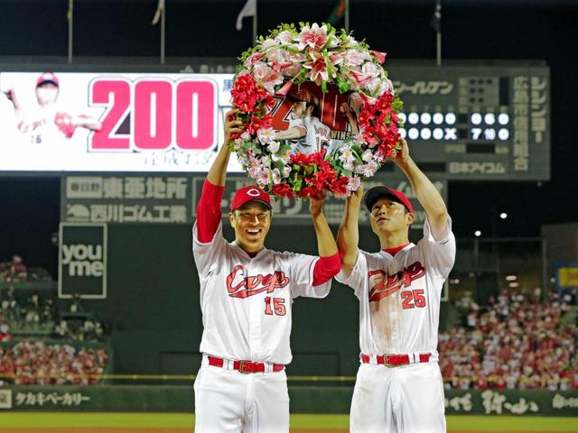 【世界限定200枚】黒田博樹200勝記念フォトプラーク野球