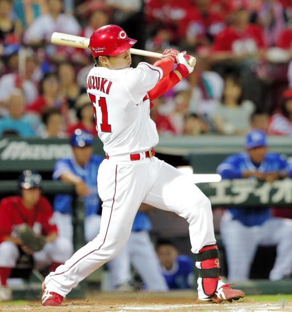 鈴木&下水流の適時打で四回に逆転 苦手・今永撃ち