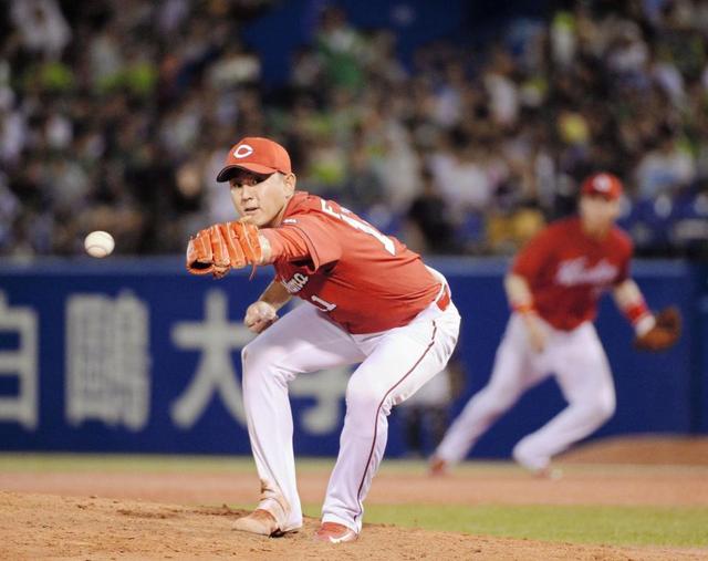 広島・福井、苦手の神宮で勝てず リード許し5回降板7四球響く