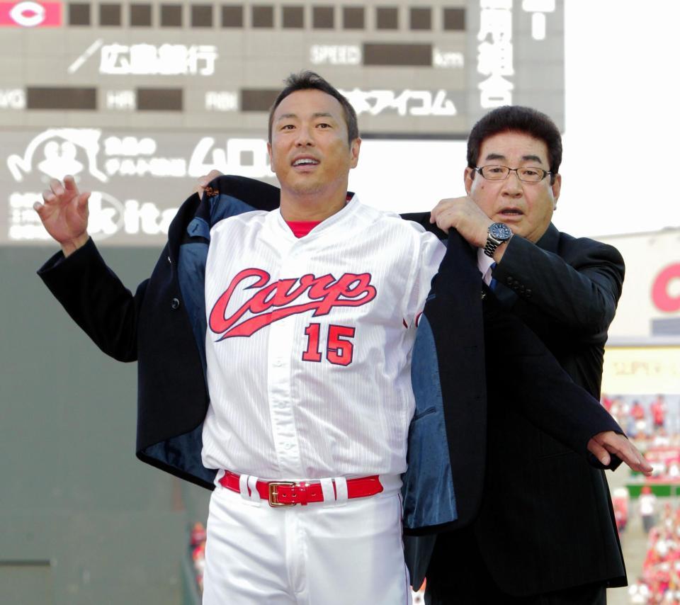 買い正本新品　広島東洋カープ　黒田博樹　ユニフォーム サイズ　O 真赤激 応援グッズ