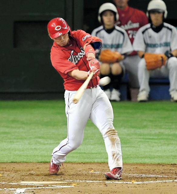 “神ってる”鈴木誠也が２打席連続アーチ　Ｍ１の重圧なし