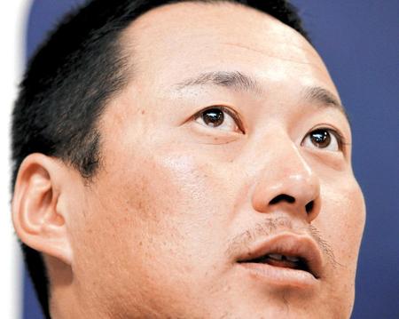 　来季のレギュラー獲りを誓った松山