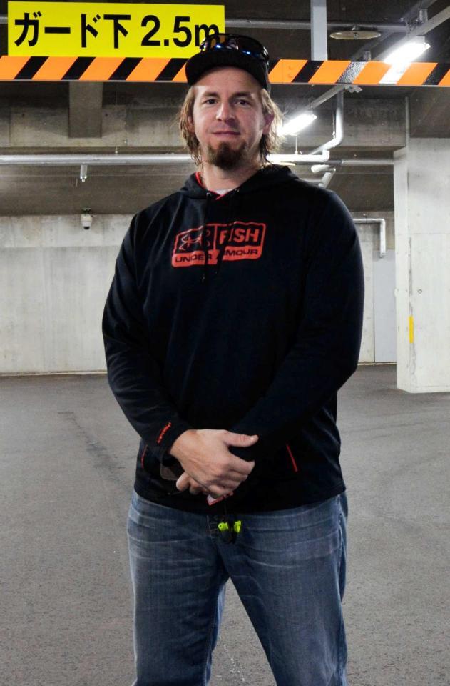 　練習を終えて引き揚げるエルドレッド