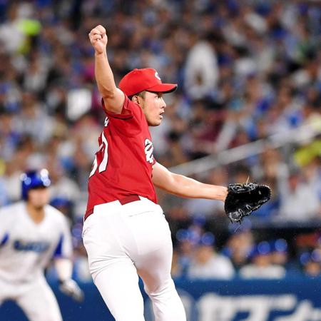 　７回を投げて３失点の中村祐（撮影・棚橋慶太）