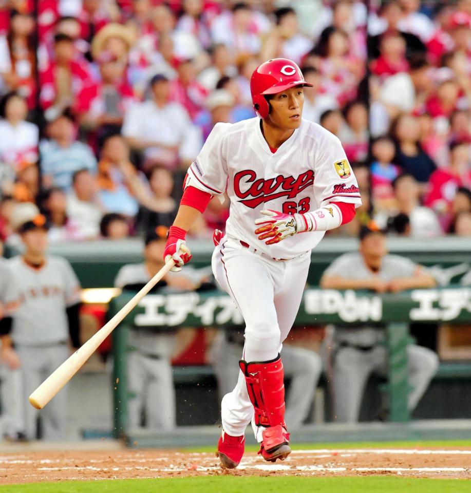 　来季、２桁本塁打を狙う西川