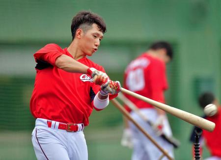 　動体視力を鍛え、さらなる飛躍を誓った西川