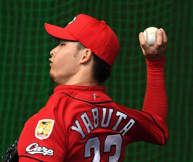 薮田　春季キャンプ初ブルペンで６１球「いい感じにきている」