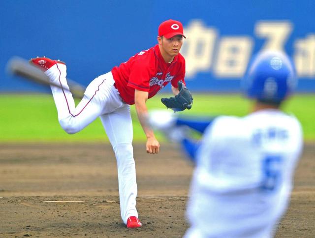 薮田、制球難克服へ粘投　わずか１四球！５回１失点