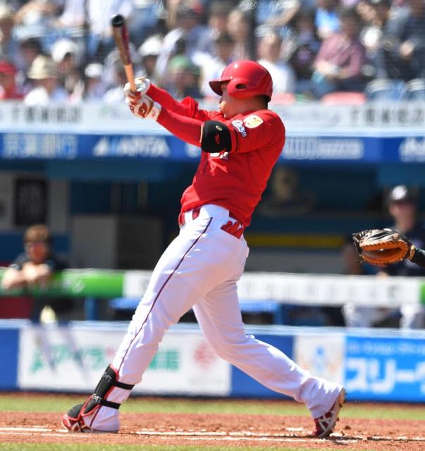 鈴木の適時打などで２点を先制