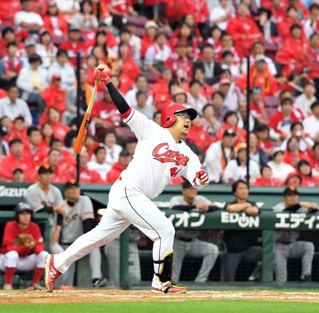 松山　同点の７号満塁本塁打「結果、最高の形に」