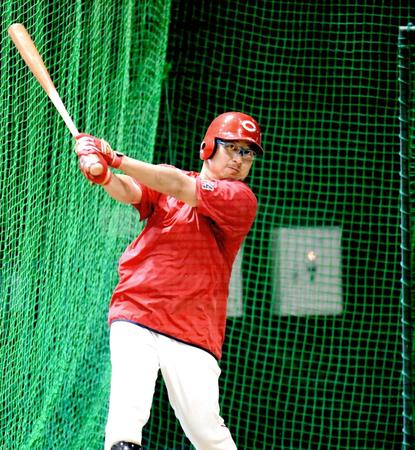 　打撃好調な松山