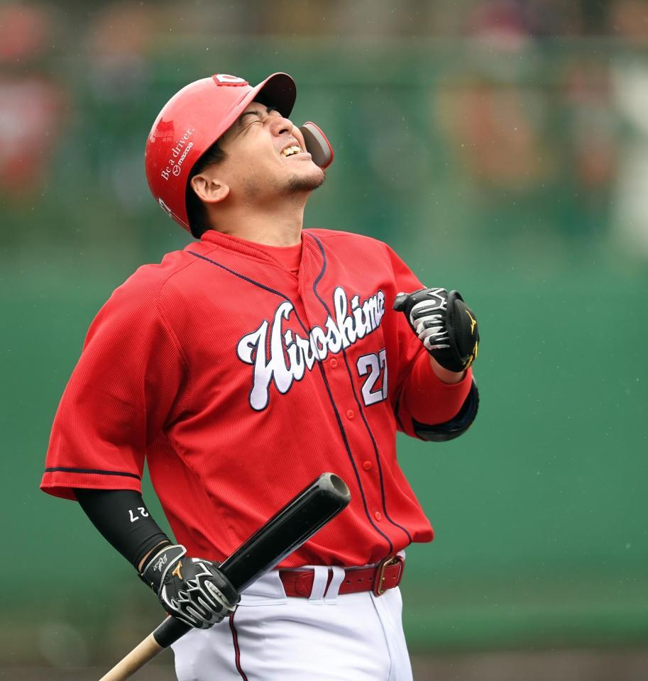 シート打撃を行った会沢