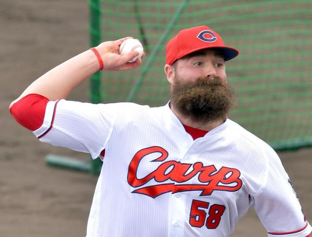 広島の新助っ人ｄｊ ジョンソン 力強い投球で存在感 非常に順調に仕上がっている 広島カープ デイリースポーツ Online