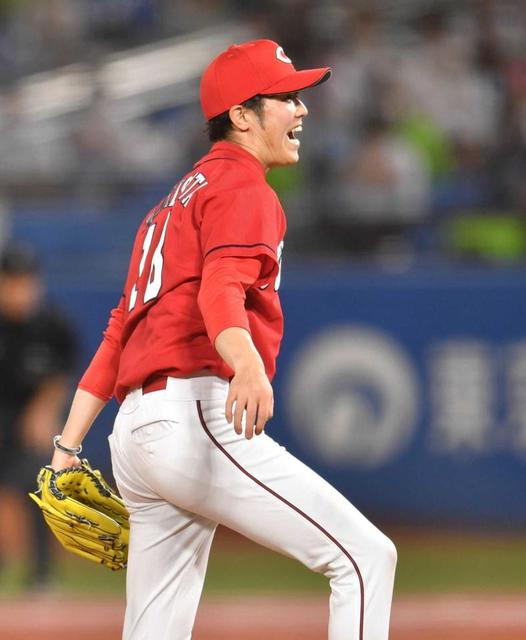 広島 森下 雄叫び９ｋ 新人王へ凱旋神宮で激投 セ３位の防御率２ ４０ 広島カープ 野球 デイリースポーツ Online