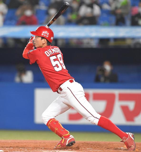 広島・大盛がプロ初本塁打　育成ドラフト入団選手では球団初のアーチ　七回に３発