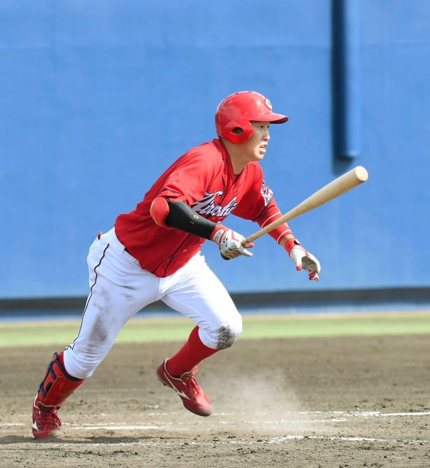 　確実性アップを誓う小園