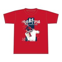 　鈴木誠の５年連続３割２５本塁打記念Ｔシャツ