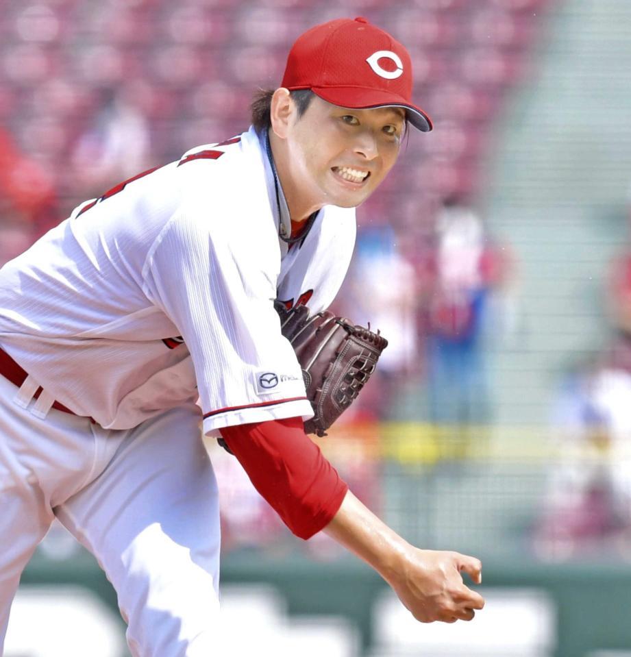 　来季から投手キャプテンを務める大瀬良。チームを導く覚悟を語った