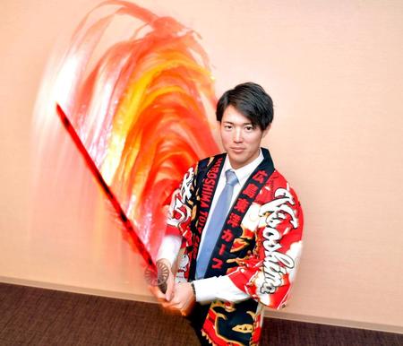　強打者たちを「一刀両断」！２０２１年にさらなる飛躍を誓う森下（撮影・立川洋一郎）