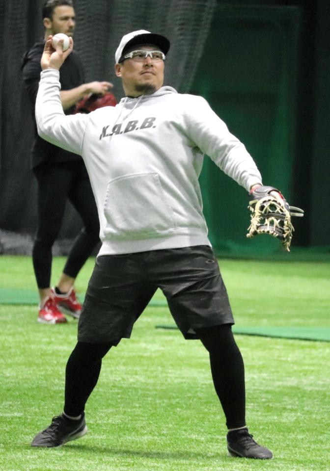 　左翼再挑戦に意欲を見せた松山