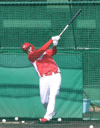 　ランチ特打で快音を響かせるクロン