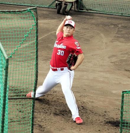 　存在感を示した一岡