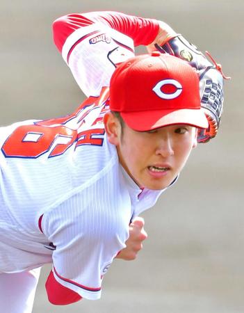 　先発で３イニングを投げて１失点の遠藤