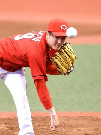 ５回途中まで投げ１失点の森下　