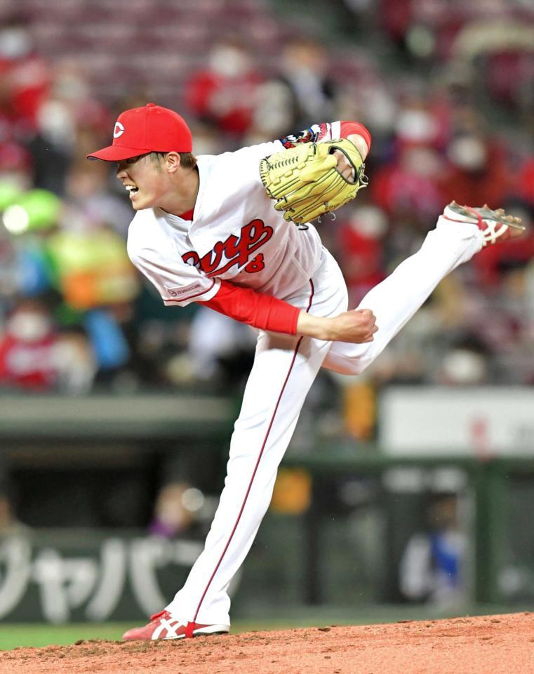 　先発し６回無失点だった森下（撮影・立川洋一郎）