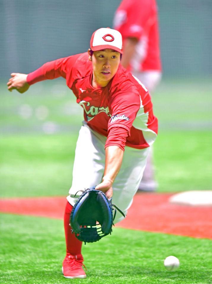 先発マスク初勝利をつかむため石原はリード向上に意気込む