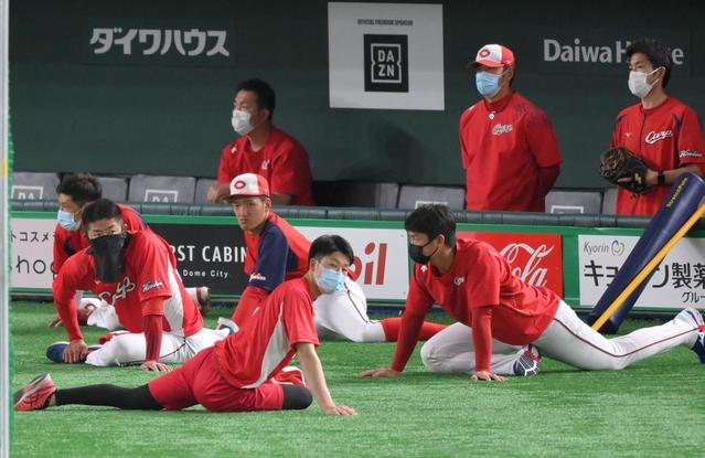 広島２０日にＰＣＲ再検査　感染３選手含め入れ替え球団判断で１７人に