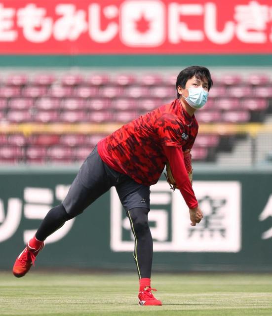 広島・栗林 鯉党に「笑顔届ける」25日開幕交流戦へ決意 開催可否は当日決定