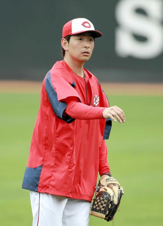 　２５日の西武戦に先発予定の大瀬良