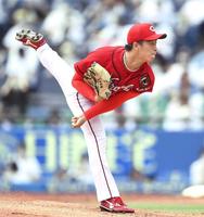 　ロッテ打線に立ち向かう先発・玉村