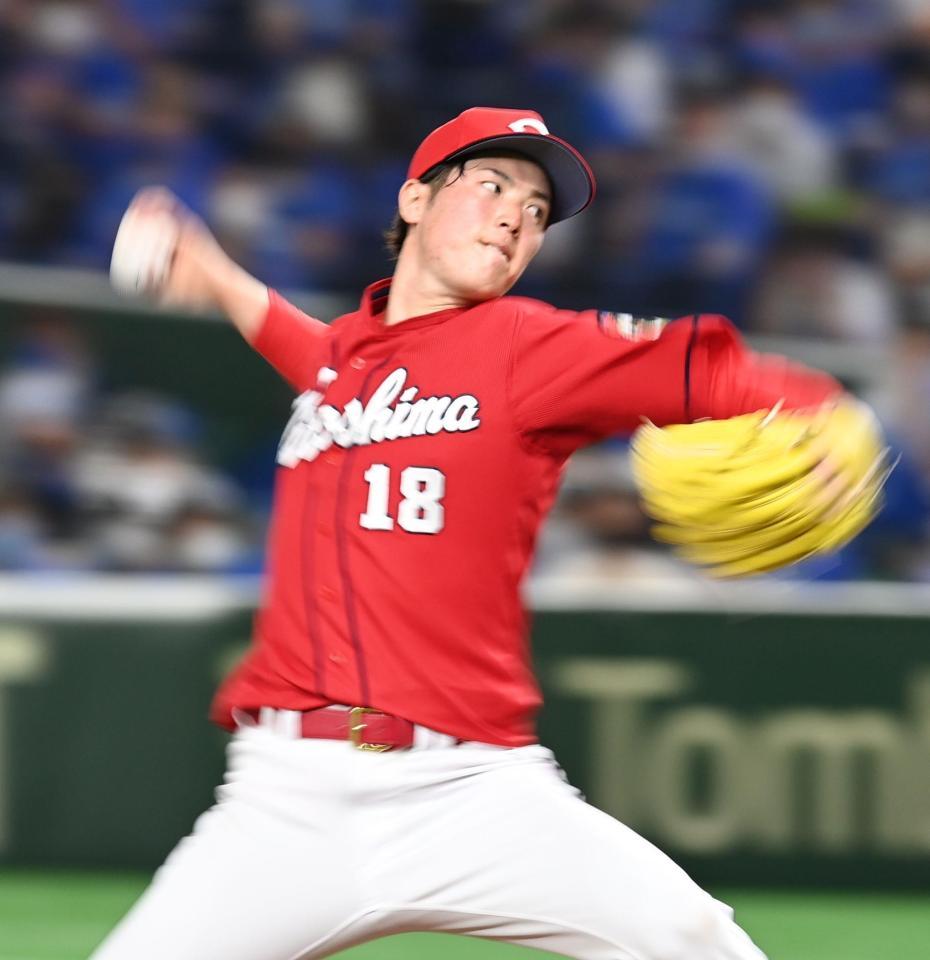 広島・森下が4勝目 7回7安打3失点 序盤失点も修正能力の高さ