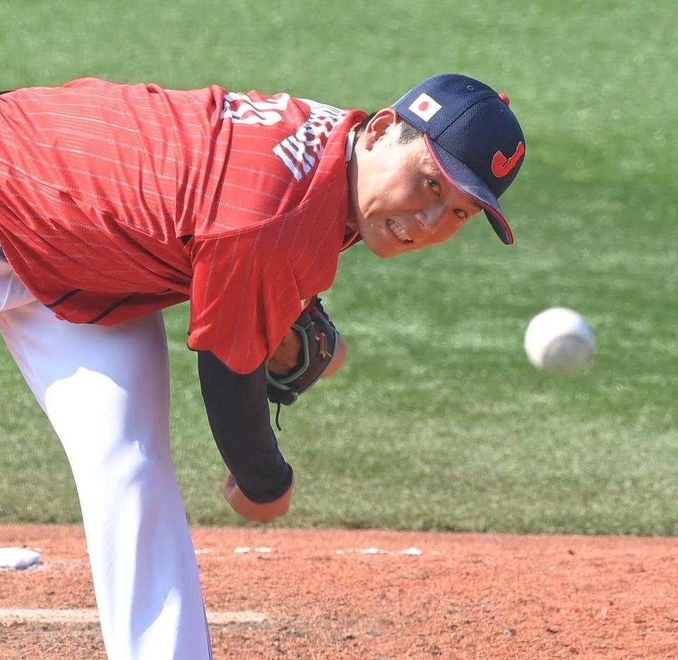 　侍ジャパン・栗林