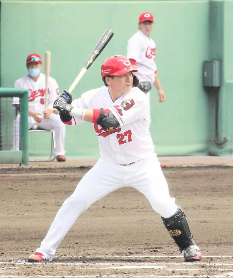 　実戦復帰した会沢