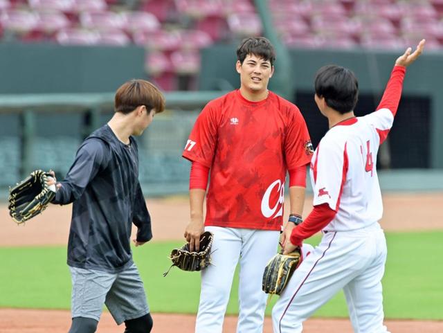 広島投手陣が調整　森下、玉村、大瀬良でＧ倒へ