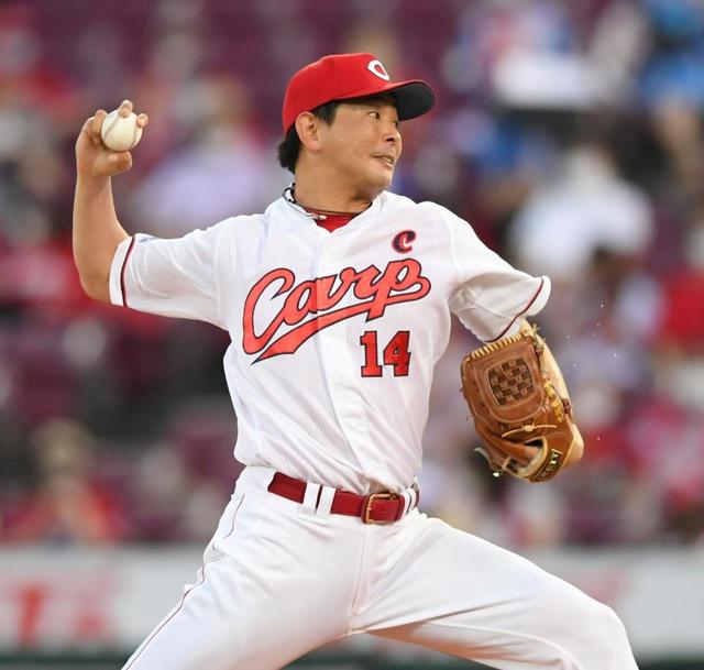 広島の大瀬良は6回2失点 粘って6勝目の権利を手に降板