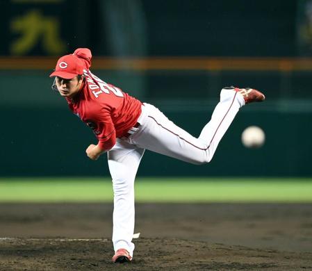 先発し力投する床田（撮影・山口登）